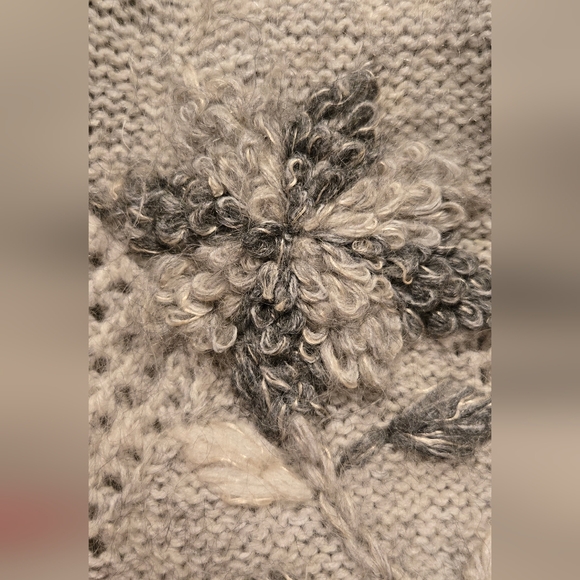 Vintage Cool Wool By Satish Knit Mohair Cardigan - Picture 5 of 6